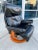 Wood Stressless Model ‘Reno’ Chair Size Large With Teak Base in Black Paloma Leather For Sale - Image 7 of 13