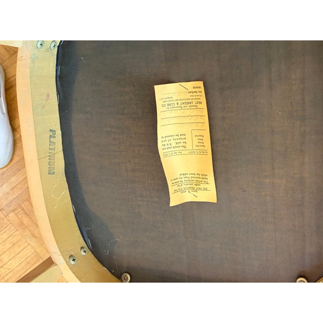 1950s Mid Century Modern Heywood-Wakefield Drop Leaf Table With 2 Leaves, 5 Chairs For Sale - Image 13 of 16