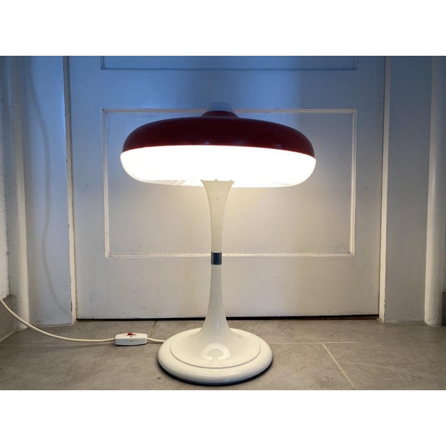 Mid-Century Siform Mushroom Table Lamp from Siemens For Sale - Image 10 of 18