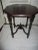 Antique Hexagonal Mahogany Carved Accent Table For Sale - Image 4 of 9