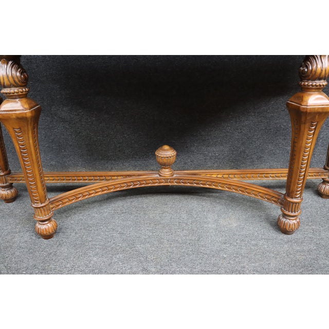 Drexel Heritage Cherry and Walnut Console Table For Sale - Image 11 of 17