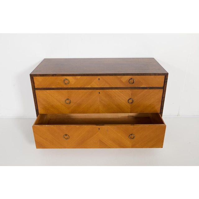 Art Deco Chest of Drawers by Axel Larsson for Bodafors, Sweden, 1930s For Sale - Image 3 of 9