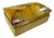 Vintage Italian Honey Marble and Brass Decorative Box For Sale