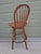 1950's Vintage American Colonial Solid Oak Swivel Bar Stools by Ethan Allen Set of 4 For Sale - Image 9 of 12