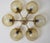 Space Age Golden Sphere Ceiling Lamp, Germany, 1970s For Sale - Image 6 of 13