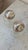 Vintage Patterned Glass and Silver-Plated Condiment Set With Lucite Spoon For Sale - Image 4 of 17