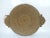 Hand made Hapao Saucer Basket hand made from split rattan with a spiral 'twisted' rattan core and carved fruitwood...
