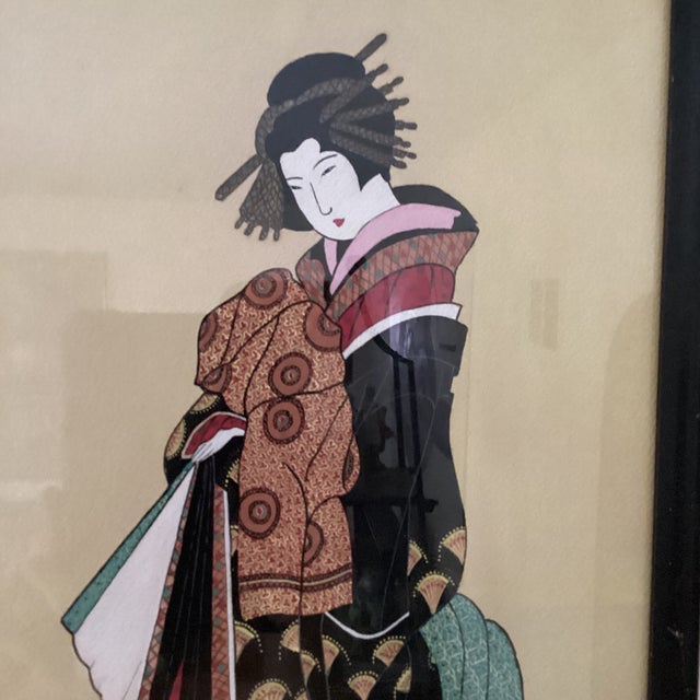 geisha nude vintage oiran 
