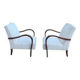 Example of Jindrich Halabala Club Chairs