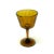 Vintage Mixed Amber Glass Stemware Curation - Group of 7 For Sale In Miami - Image 6 of 9