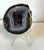 Nice vintage amethyst geode with original MCM stand