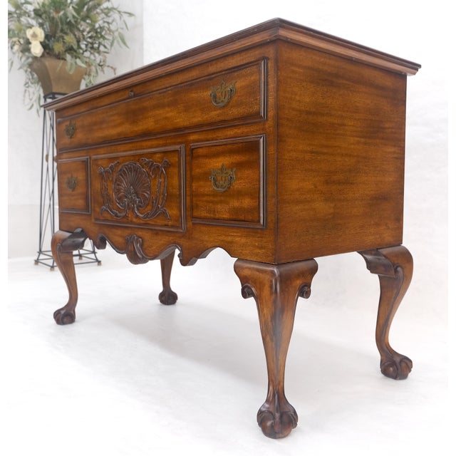 Late 20th Century Very Fine Cedar Hope Chest Ball & Claw Chippendale Feet MINT For Sale - Image 5 of 18