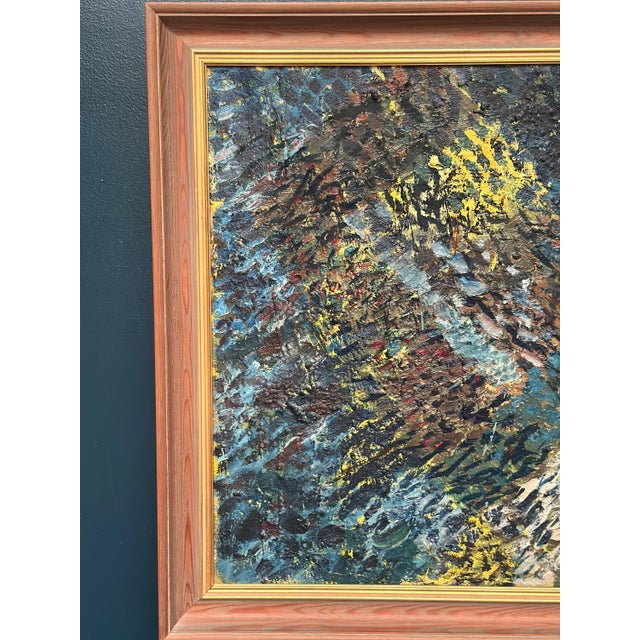 Mid-Century Modern Valter Gibson, Composition, 1961, Oil on Canvas, Framed For Sale - Image 3 of 18