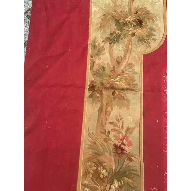 Antique French Handwoven Aubusson Tapestry for Valance, 1890s For Sale - Image 13 of 18