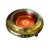 Italian Vintage Italian Brass Brazier With Copper Fire Pit and Light For Sale - Image 3 of 7