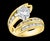 1.5 Carat Solitaire Round Shape 2.5 Total Diamond Engagement 14 Yellow Gold Ring For Sale - Image 18 of 18