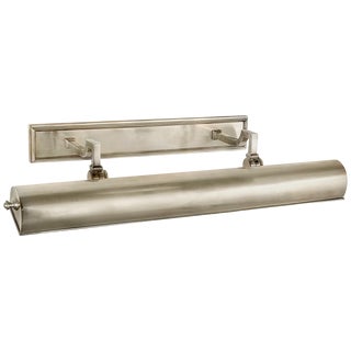 Alexa Hampton for Visual Comfort Signature Dean 24" Picture Light in Brushed Nickel For Sale