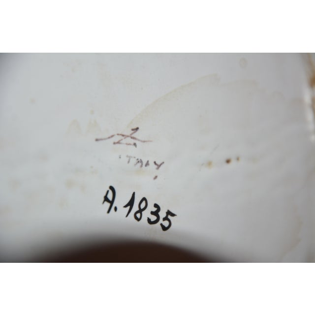 Late 20th Century Italian Ceramic Figural Duck Tureen With Hand-Painted Floral Decoration For Sale In Atlanta - Image 6 of 7