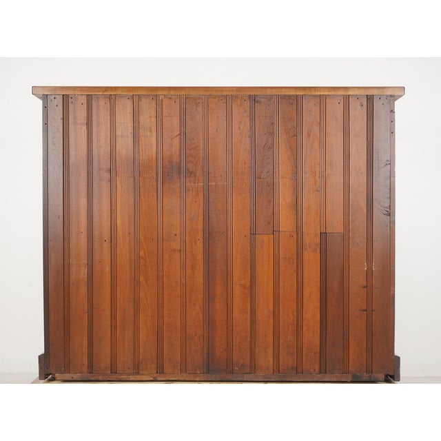 Brown Antique Victorian Ten Drawer Flat File Cabinet For Sale - Image 8 of 9