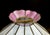 Early 20th Century Tiffany Style Glass Ceiling Light Lamp Shade Floral Excellent For Sale - Image 11 of 16