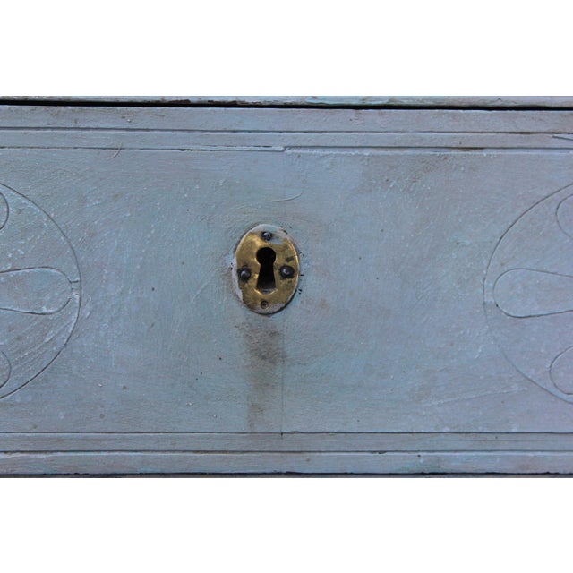 Antique Gustavian Painted Chest of Drawers, 1770 For Sale - Image 12 of 14