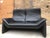 Two-Seater Sofa in Black Genuine Leather by Hans Kaufeld for de Sede, 1980s For Sale - Image 15 of 15
