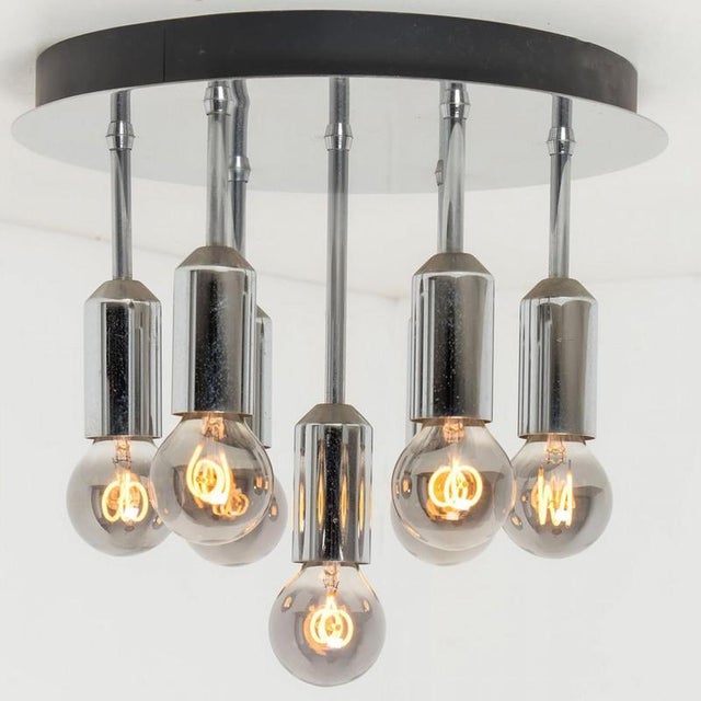 Chrome Flush Mount from Cosack Leuchten, 1970s For Sale - Image 3 of 14