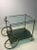 Metal Glass and Brass Cart Attributed to Fontana Arte For Sale - Image 7 of 13