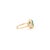 2.29ct Deep Green Emerald Pear Engagement Ring With Round Diamonds in 18k Gold Size 6.5 For Sale In New York - Image 6 of 15