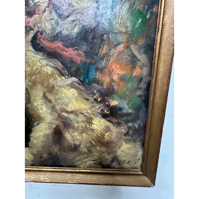 The Flamenco Dancer, 1920s, Oil on Hardboard, Framed For Sale - Image 11 of 17