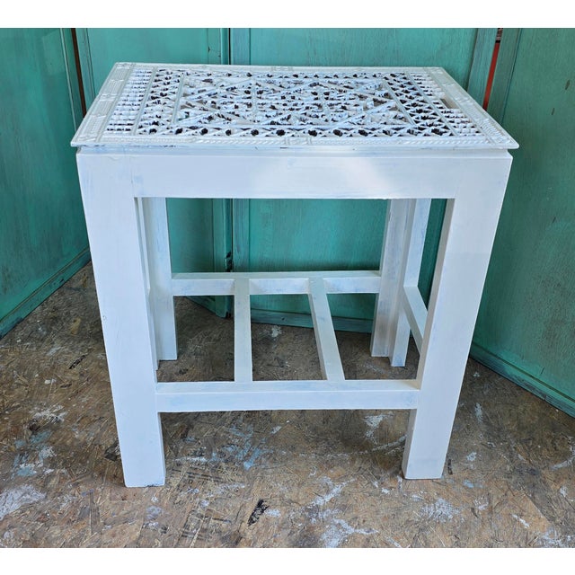 Late 19th Century Victorian Cast Iron Floor Grate End Table For Sale - Image 12 of 12