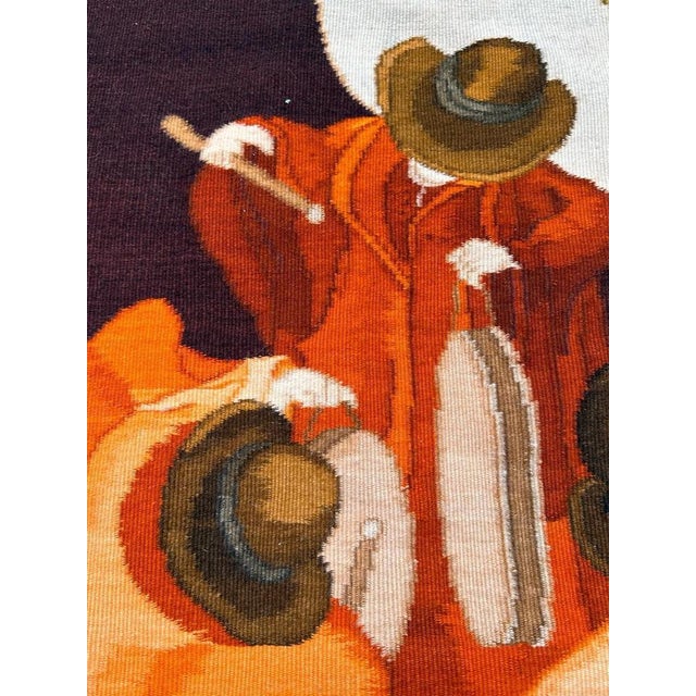 Bolivian Hand Woven Tapestry, 1950s For Sale - Image 6 of 18