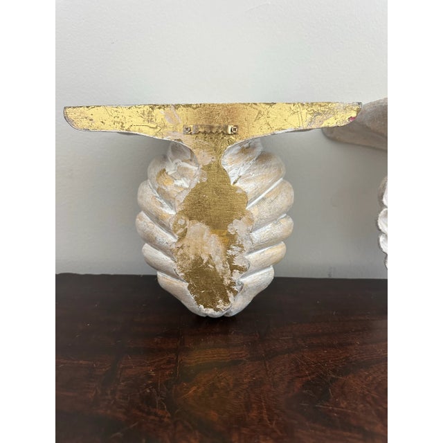 Vintage Sea Shell Wall Shelves - A Pair For Sale - Image 4 of 7