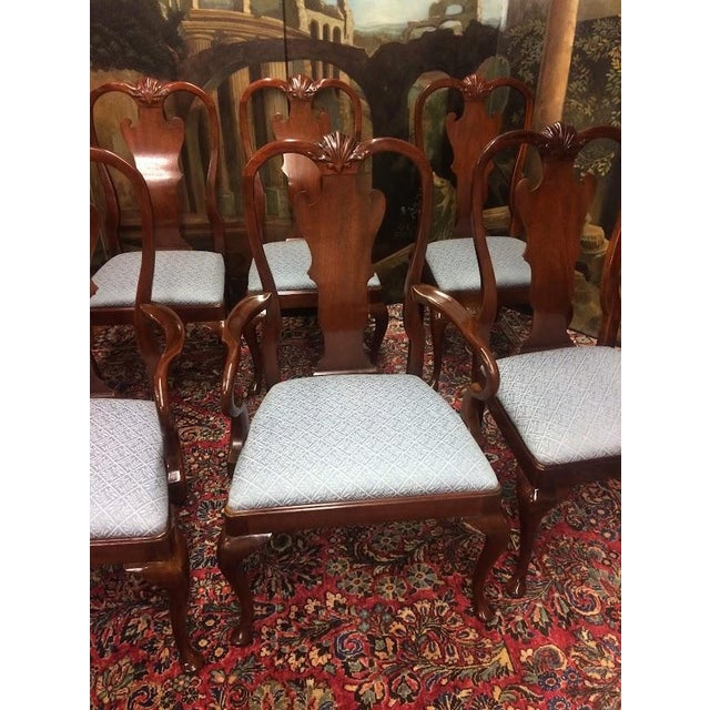 Henredon Vintage Dining Chairs, Henredon Furniture, Set of Eight For Sale - Image 4 of 15