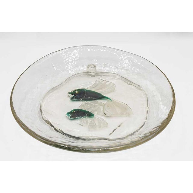 Plate with Fish attributed to Erme Ripa for Vamsa Murano, 1950s For Sale - Image 4 of 9