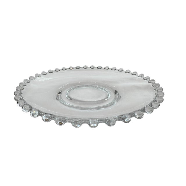 Mid 20th Century Imperial Glass Candlewick Saucers - Set of 19 For Sale - Image 4 of 6