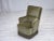 Danish Highback Armchair in Green Furniture Velour, 1970s For Sale - Image 11 of 17