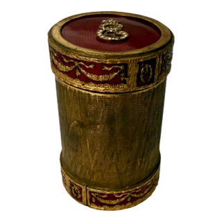 Antique, 1900s Russian Enamel and Gilt Box For Sale
