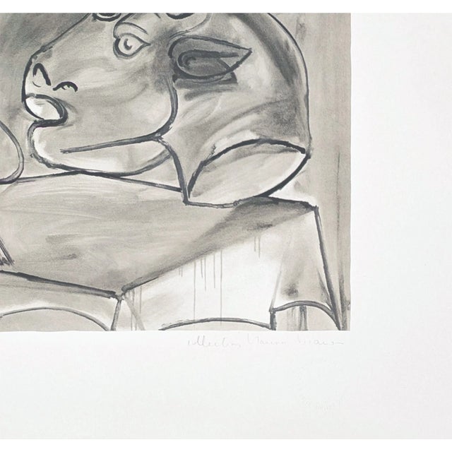 Artist: Pablo Picasso (after) Title: Nature Morte A La Palette Et A La Tete Medium: Lithograph on Arches paper Sheet size:...