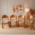 1970s Vintage 1970s Italian Hank Loewenstein "Padova" Beechwood & Rush Stacking Dining Chairs - Set of 4 For Sale - Image 5 of 14
