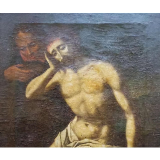 Baroque Oil on Canvas, Neapolitan School, Early 18th Century For Sale - Image 4 of 11