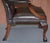 Set of George II Gainsborough Carver Chesterfield Leather Armchairs with Claw and Ball Feet For Sale - Image 15 of 18