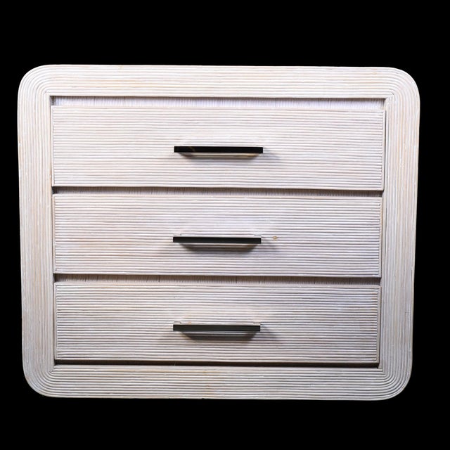 Late 20th Century Blonde Crespi Style Chest For Sale - Image 5 of 6