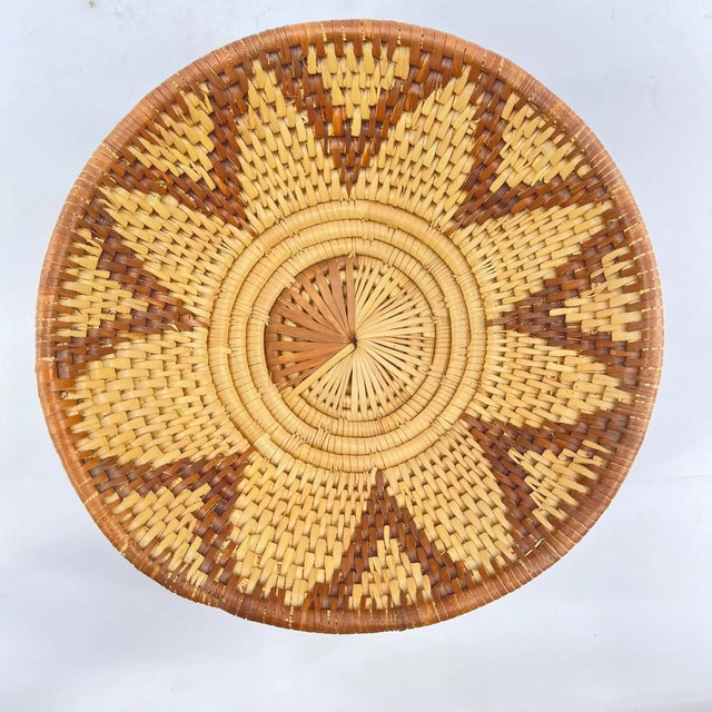 Early 20th Century Zulu Basket South Africa 8inch MATTER COLLECTION For Sale - Image 4 of 6