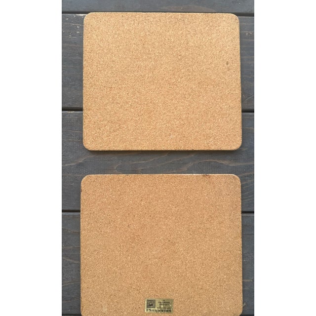 1980s Vintage Pimpernel Celluware Uk England English London Landmarks Coasters - Set of 6 For Sale - Image 11 of 12
