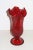 Art Deco Mid 20th Century Red Art Glass Deco Vase For Sale - Image 3 of 9