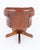Chesterfield Desk Chair with Deep Button Leather Swivel Seat, 1920s For Sale - Image 4 of 5