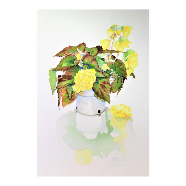 Gary Bukovnik, Reflective Begonias, 1988 For Sale