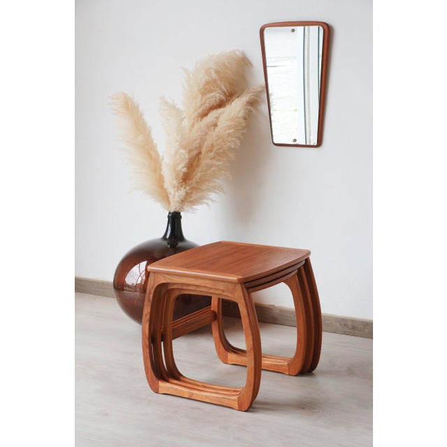 Vintage Teak Nesting Tables from Nathan, 1960s, Set of 3 For Sale - Image 14 of 18