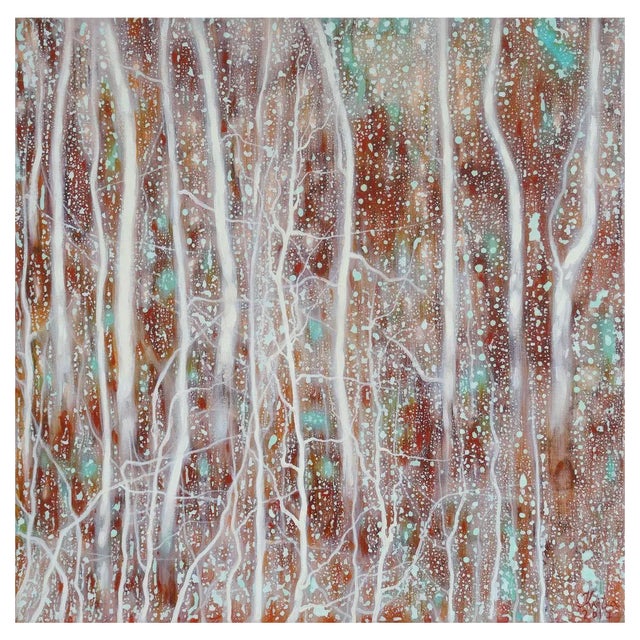 Kristine Kvitka, Spring in the Forest, 2017, Oil on Canvas For Sale